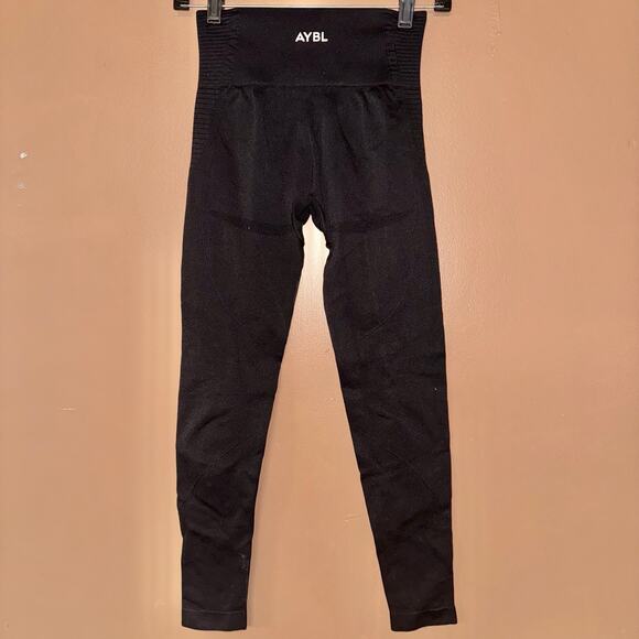 AYBL Women's High Waist Full Length Leggings in Black - Size Small - Picture 1 of 10